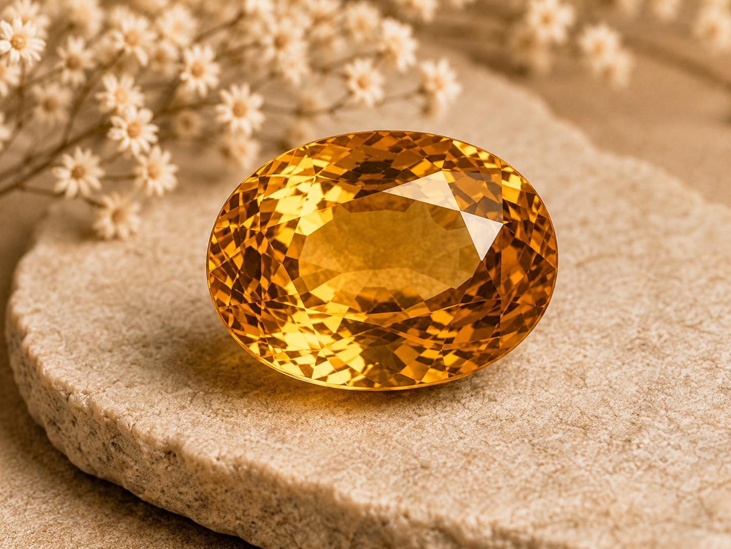 Yellow Topaz Gemstone